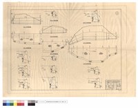 藏品(擋土牆正,平,剖面圖)的圖片