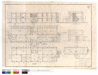 藏品(正,左,右立面圖、一,二樓,屋面平面圖)的圖片