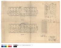 藏品(一,二樓電氣平面圖、開關箱接線圖、負載表)的圖片