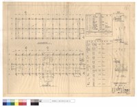 藏品(屋面,二樓版樑結構平面圖、樓版,立柱明細表、剖面圖)的圖片