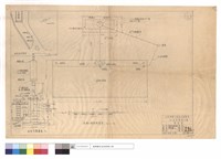 藏品(油泵島位置圖、照明燈裝置圖、混凝土路面斷面圖)的圖片