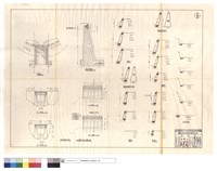 藏品(平面圖、橋台詳細圖、A~B,C~D橋台、A~C斷面、102線0K+300木橋改建、翼墻A~D、翼墻張開斷面F,E圖、101線水溝)的圖片