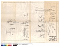 藏品(A-A~B-B斷面圖、原有集水池,涵洞進水口,駁坎,排水溝平面圖、平,正面圖)的圖片