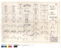 藏品(平,正,斷面圖、上,下游進出水口,正面圖、蓋版鋼筋配置圖、每塊蓋版鋼筋量、進出水口,壓力管導水溝斷面圖)的圖片