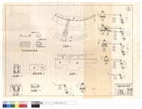 藏品(甲式蓋版鋼筋,護欄詳細圖、出.進水口,排水溝斷面、平,正面圖)的圖片