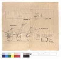 藏品(平面位置圖、擋泥木板椿法地段護坡詳圖、橫斷面圖、甲~甲斷面)的圖片