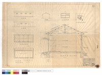 藏品(平正側剖面暨門窗詳細)的圖片