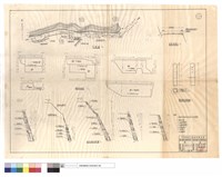 藏品(平面圖、駁坎側面圖、駁坎斷面,路基,護欄柱標準圖)的圖片
