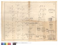 藏品(原木便橋,棧橋,橋台,橋面,正,斷,平,橫斷面,標準圖、乾砌駁坎正面圖,標準圖)的圖片