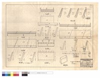 藏品(平,正,斷面圖、護欄詳細圖、溝墻平面圖)的圖片