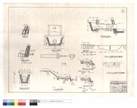 藏品(護欄,單邊排水溝,管涵進水口,進水口,管涵縱斷面詳細、管涵及吊溝、雙邊排水溝、埋設RC管涵、上方火藥庫牆基保固,附近駁坎正面展開圖)的圖片