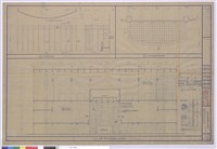 藏品(大廳銅像背牆立面詳圖、放映室立面詳圖、放映室底梁吊平頂平面圖)的圖片