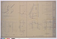 藏品(一、大會堂兩側投光室詳圖 二、?光控制室觀察窗詳圖)的圖片