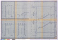 藏品(1.各層主樓梯平面圖、2.主樓梯剖面圖、3.樓梯平面及剖面圖)的圖片