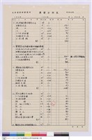 藏品(單價分析表)的圖片