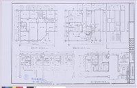 藏品(男女淋浴室廁所平面圖、辦公室一層.二層平面圖、剖面圖)的圖片