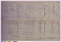 藏品(黑板立面圖、實驗台立面圖、各平面圖)的圖片