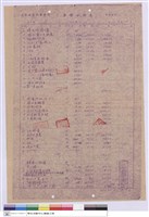 藏品(單價分析表)的圖片