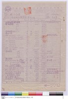 藏品(工程預算表)的圖片