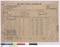 藏品(工程包價結算單)的圖片