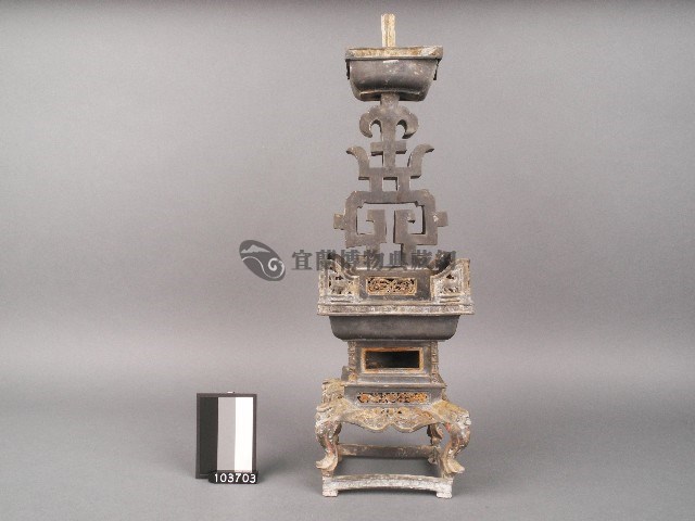 錫製壽字燭台-文化部-典藏網-藏品資料