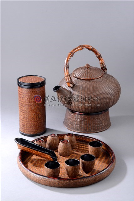 井上籃胎漆器 茶筒 - キッチン/食器