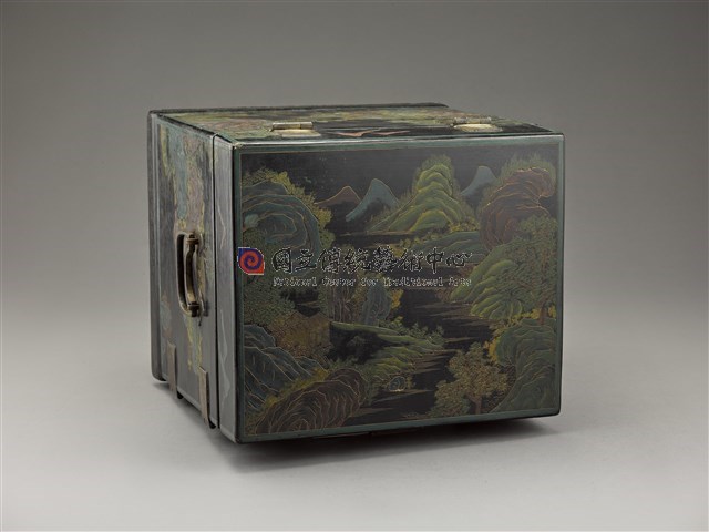 雕漆彩繪官皮箱-物件圖片#4