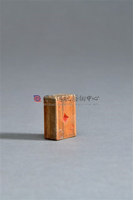 竹雕撲克牌(方塊3)