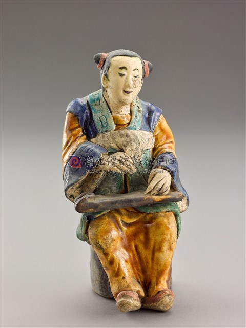 傳統音樂坐部伎人物塑像(古箏)