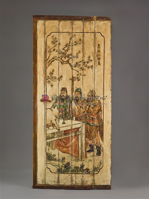 木板壁彩繪-桃園三結義-物件圖片#2