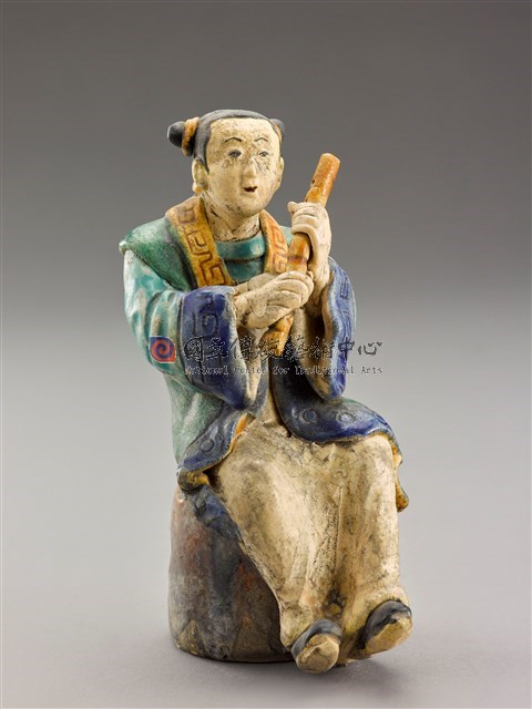 傳統音樂坐部伎人物塑像(洞簫)