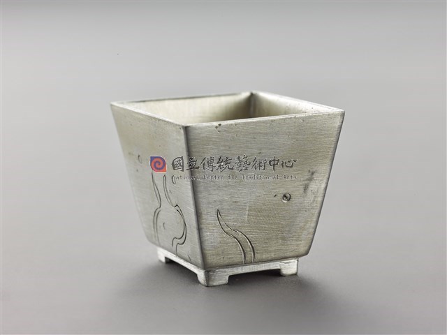 錫方茶壺組(茶杯)-物件圖片#3