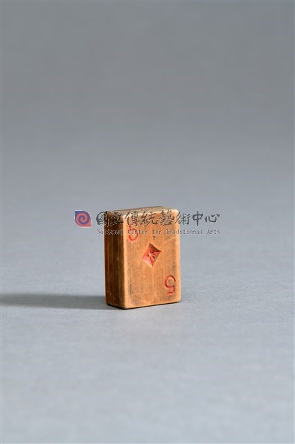 竹雕撲克牌(方塊5)