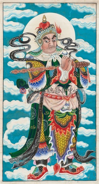 武面韋馱菩薩像