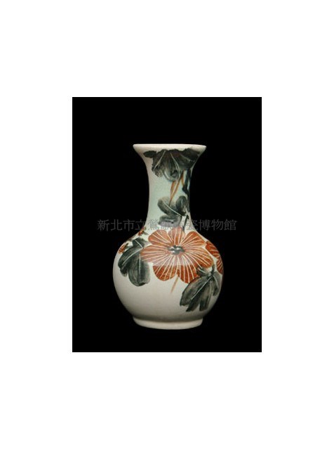 Vase Decorated with Flowers Pattern
