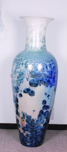藍鋅結晶釉瓶