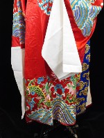 皇后蟒（紅色、蟒底兩綠色龍搶珠圖）藏品圖，第2張