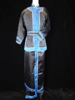 武旦披（黑色、鑲藍邊）藏品圖，第1張