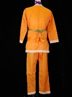 裨女裝（藍色肚兜、菊色褲）藏品圖，第2張