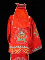 甲裙馬褂（紅色）藏品圖，第2張