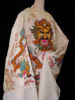 蟒（白色底），繡4爪金龍圖案藏品圖，第2張