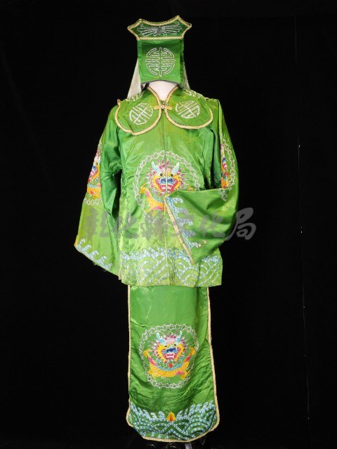 甲裙馬褂（綠色）藏品圖，第1張