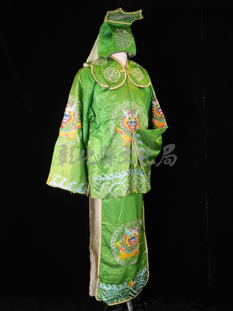 甲裙馬褂（綠色）藏品圖，第2張