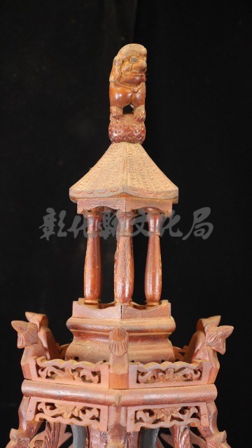 鼓架（刻：竹圍.福海社）藏品圖，第2張