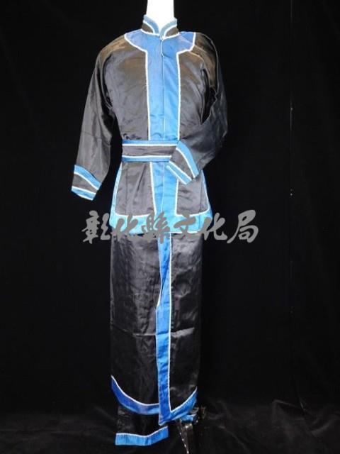 武旦披（黑色、鑲藍邊）藏品圖，第1張