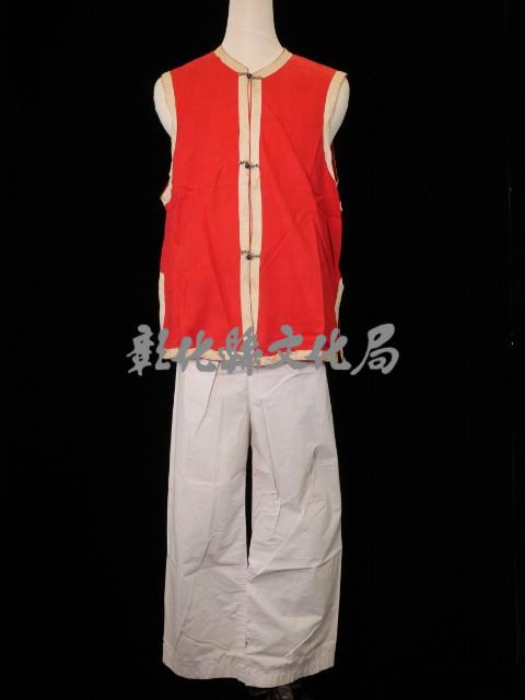 跑龍套服（紅色、鑲細白邊）藏品圖，第1張