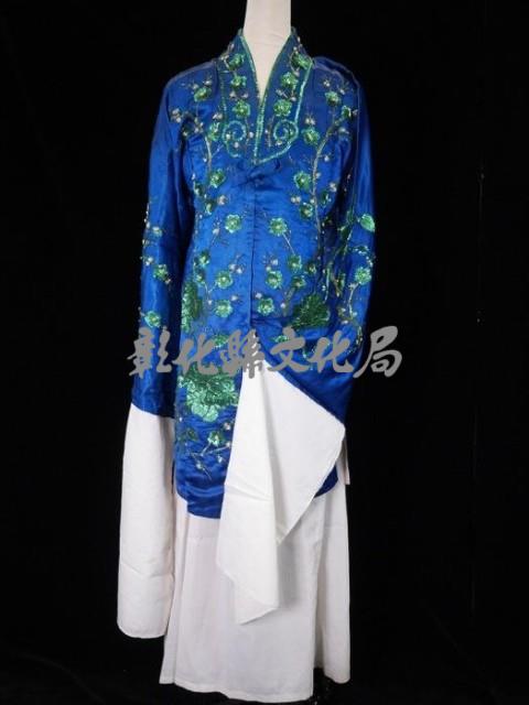 小旦披（單披、深藍色）藏品圖，第1張