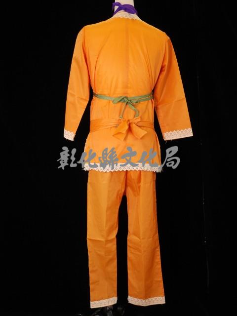 裨女裝（藍色肚兜、菊色褲）藏品圖，第2張