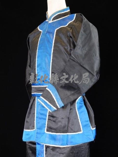 武旦披（黑色、鑲藍邊）藏品圖，第2張