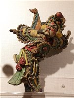 水釉、人物、山景、帶騎(二)藏品圖，第1張